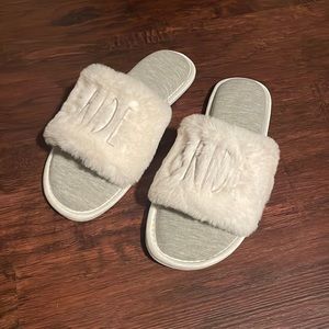 Rae Dunn Bride Slippers